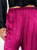 Strong Fluid Jacquard Flared Pants