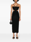 Versace Jeans Couture Bustier Plaque Dress