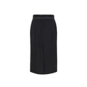 Fendi Virgin Wool Grain De Poud Skirt