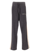 Palm Angels Classic Logo Knit Track Pants Dark Grey