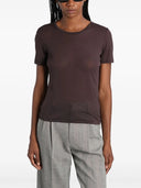 Anine Bing Sylvie Tee Dark Brown