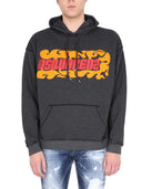 Bluza z logo z logo Dsquared
