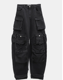 The Attico Long Pant Washed Denim