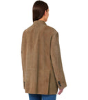 Max Mara Weekend Rolanda Beige Single Breasted Blazer