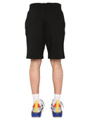 Moschino Multicolor Logo Bermuda