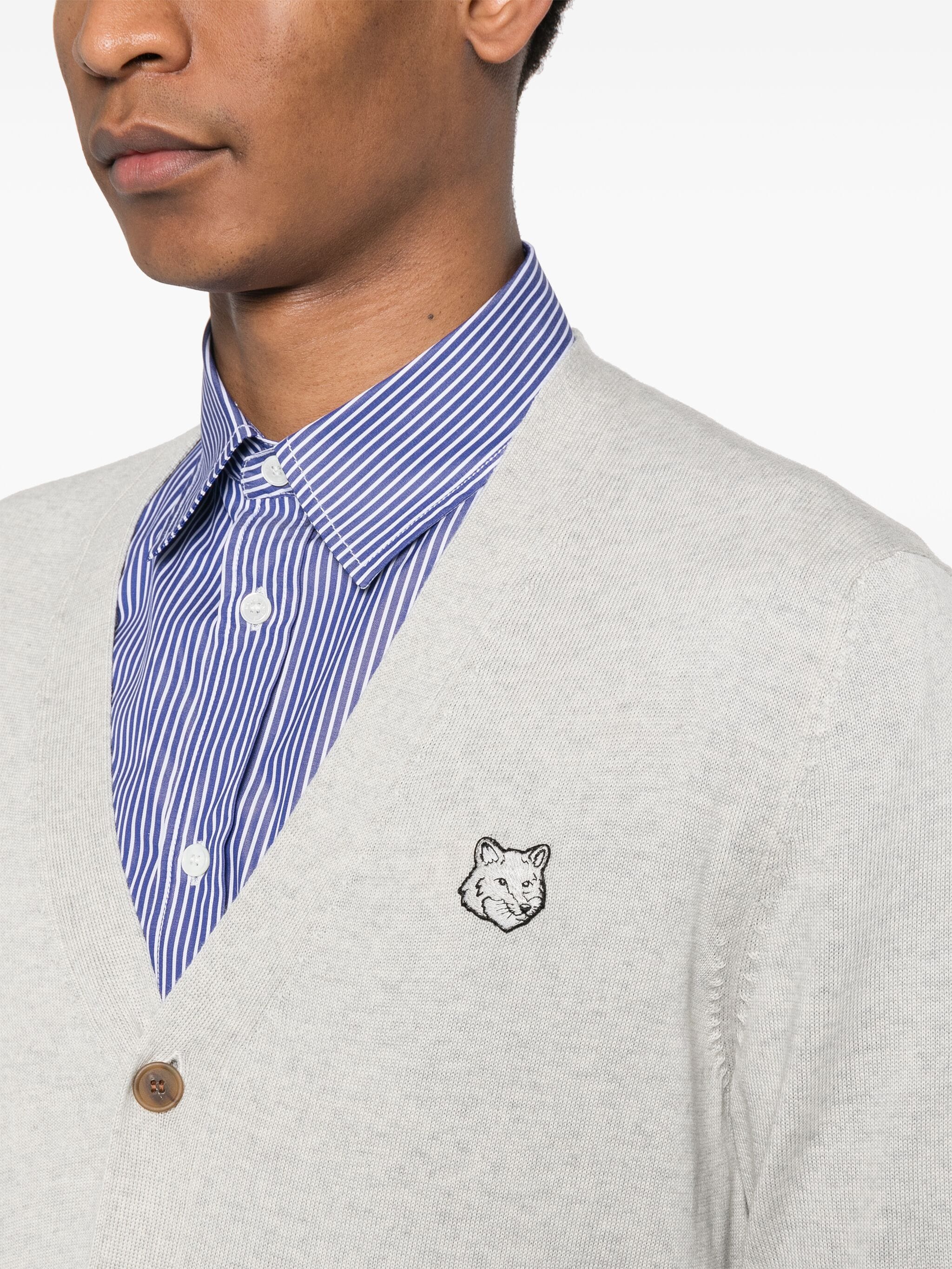 Maison Kitsuné Bold Fox Head Patch Regular Cardigan – Balardi