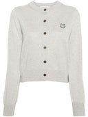 Maison Kitsuné Bold Fox Head Patch vanlig cardigan