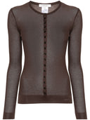 Lemaire Seamless Rib Top With Buttons