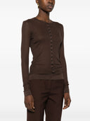 Lemaire Seamless Rib Top With Buttons