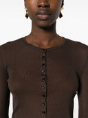 Lemaire Seamless Rib Top With Buttons