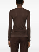 Lemaire Seamless Rib Top With Buttons