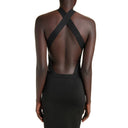 Saint Laurent Crossneck Bodysuit Top