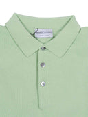 Sette Fili kasjmier poloshirt M/Manica Fondo Tubolare Con Spacchi