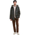 Barbour Bedale Wax Olive Green Parka