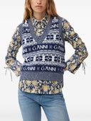 Ganni Logo Wool Mix Vest