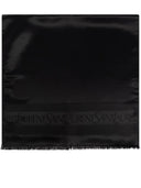 Saint Laurent Sciarpa In Raso Di Seta