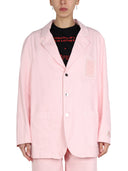 Giacca patch del logo RAF Simons