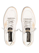 Golden Goose Ballstar Leather Upper Laminated Star And Heel