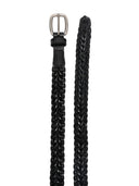 Golden Goose Belt Houston Thin Woven Washed Leather