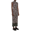 Loewe Knit Print Long Dress