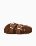 Birkenstock Arizona Big Buckle Cognac, Oiled Leather