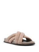 Anine Bing Lizzie slides taupe