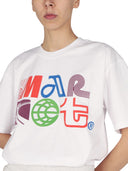 Maglietta di stampa logo di mercato