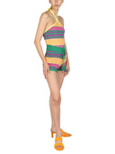 Gallo 1927 Stripe Pattern Shorts