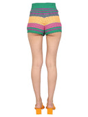 Gallo 1927 Stripe Pattern Shorts