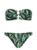 Reina Olga Bandeau Bikini mit Ringen Details