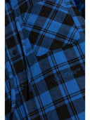 Off White Check Flannel Hooded