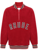 rhude rhude Quarter zip varsity