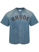 Rhude Baseball Denim Shirt