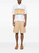 Rhude rhude lin chemise cubaine