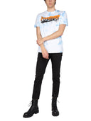 Disclaimer Logo Print T Shirt