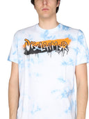 Disclaimer Logo Print T Shirt