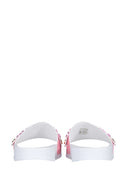 Moschino Lettering Logo Slide Sandals