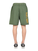 Dsquared "One Life One Planet" Bermuda Shorts