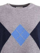 Kangra Cashmere Girocollo Boxing Intarsio Rombo+Lurex