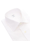 Mazzarelli Camicie Camicia In Cotone Bianco Slim Fit