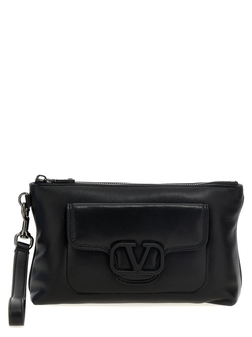 Valentino Garavani Valentino Garavani 'V Logo Signature' Clutch Bag