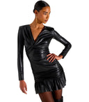 Abito Mini Nero Elisabetta Franchi