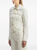 Palm Angels Spread Collar Cotton Denim Jacket