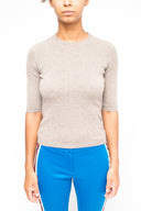 La Rose La Rose Maglia 3/4 Cashmere Grigio Melange