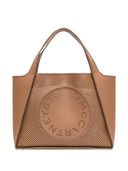 Stella Mc Cartney Logo Perforated Tote Bag