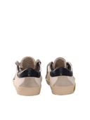 Golden Goose Sneakers Super Star Leather Upper And Heel Suede Star And Spur White/Ice/Navy Blue