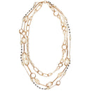 Max Mara Weekend Jabot White Necklace