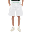 Pantalones cortos de logotipo de algodón de Bottega Veneta