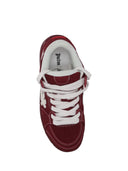 Palm Angels Venice Sneakers Suede Burgundy White