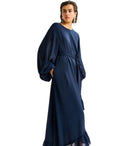 Essentiel Anversa Abito blu navy iflower
